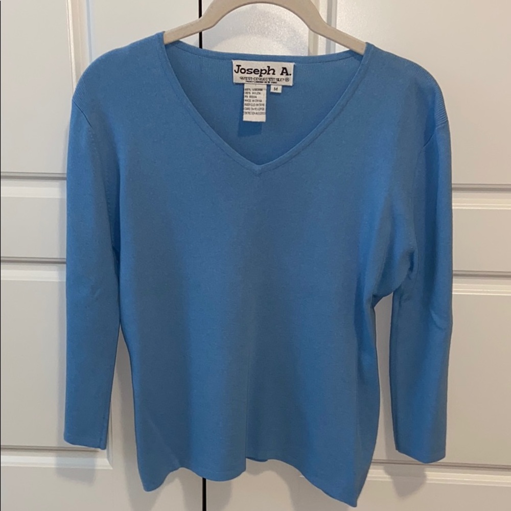 baby blue sweater